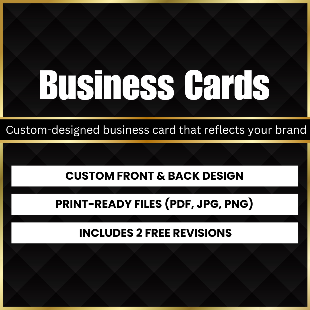 Business Cards (design only)
