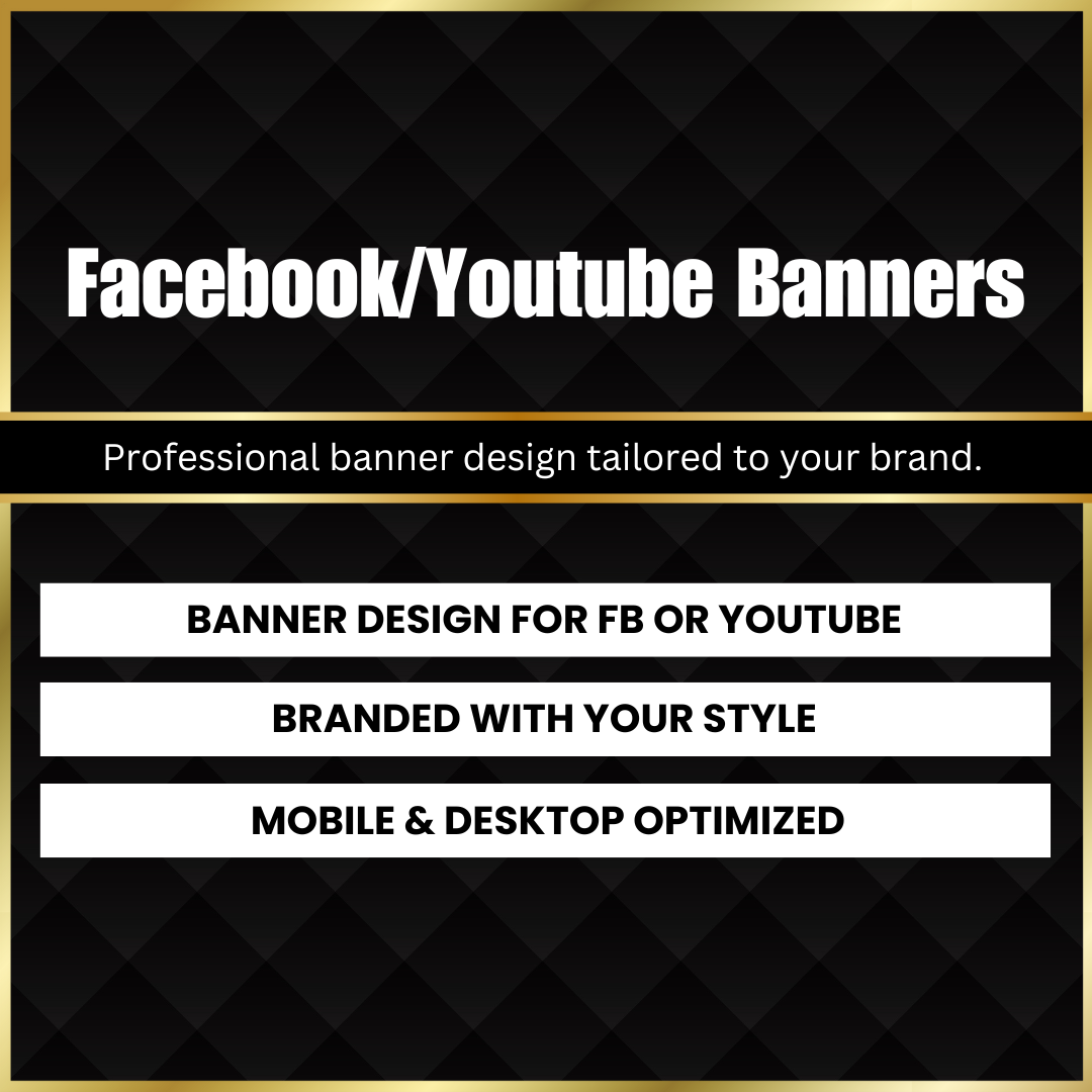 Facebook/YouTube Banners