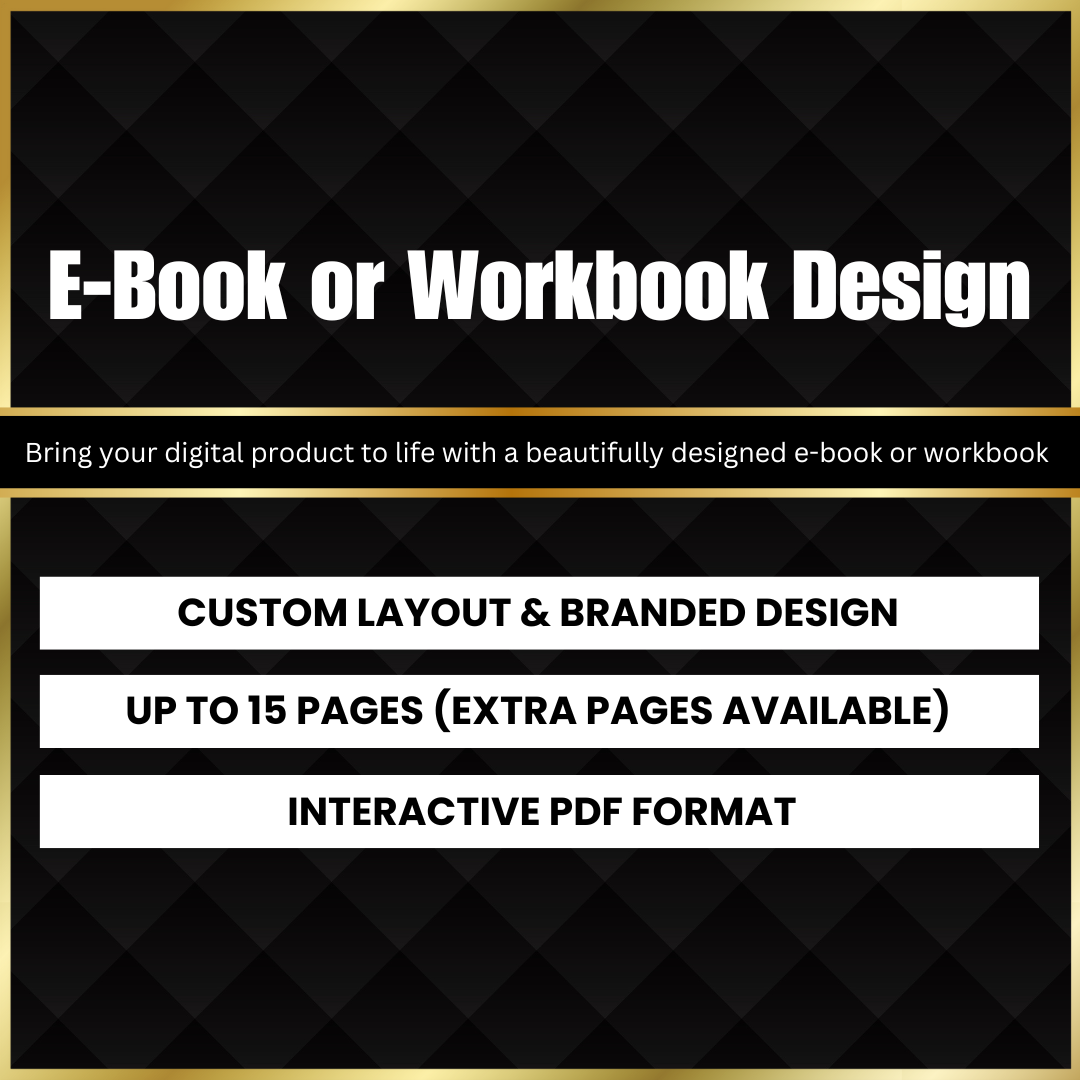 E-book or Workbook Design